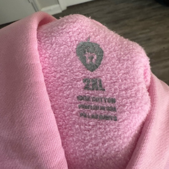 Vibrant Pink Oversized Hoodie Sweatshirt - Picture 5 of 5